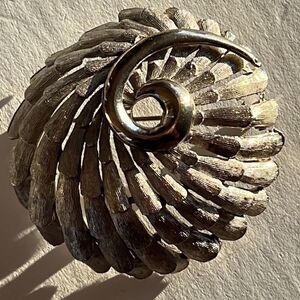 3 for $15 | BSK Silver Tone Swirl Brooch - Read
